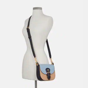 COACH KLEO SHOULDER BAG 17 IN COLORBLOCK